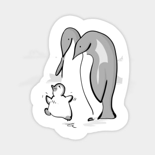 Happy Baby Penguin Sticker